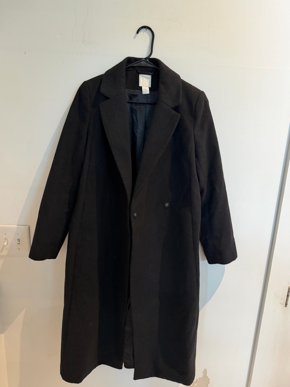 H&M Women’s Black Long Coat